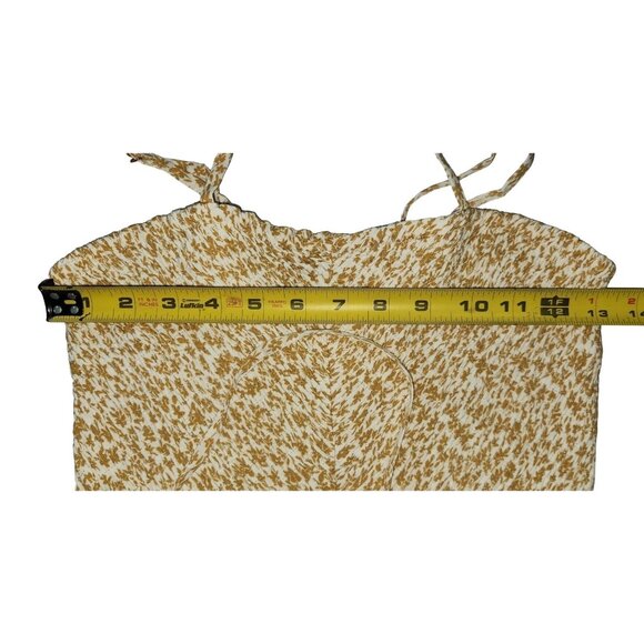 Bishop + Young Mustard Yellow Wide Leg Jumpsuit-‎ Size S - Picture 3 of 7